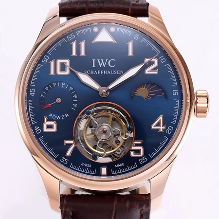 iwc万国飞行员小王子系列 动力储存月相显示陀飞轮腕表 iw801101
