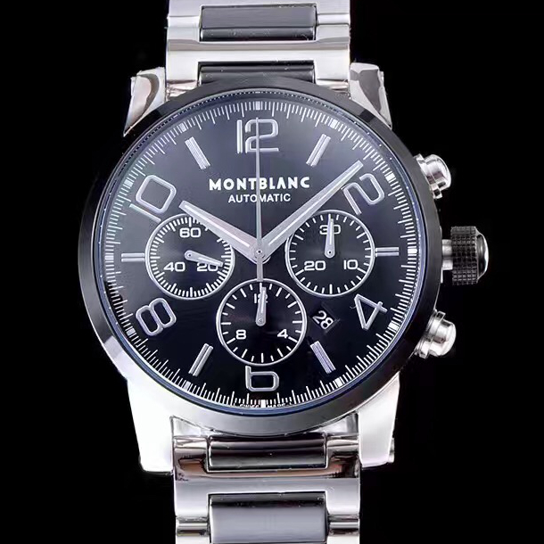 万宝龙时光行者系列u0103094全自动机械计时腕表